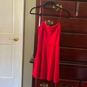 Urban Outfitters XS Red velour dress